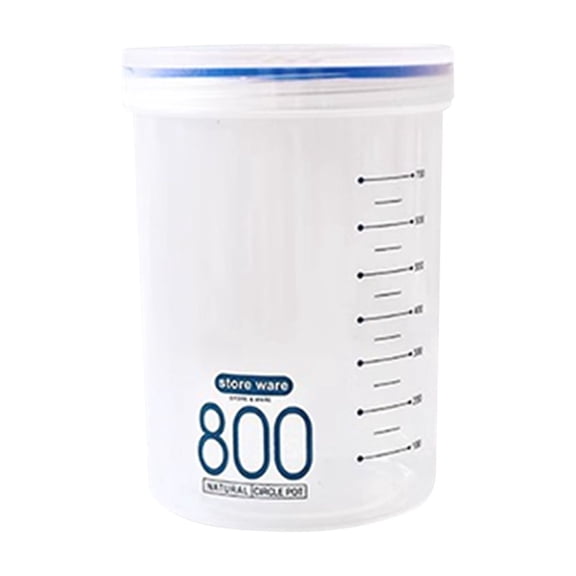 Overnight Oats Containers with Measurement Scale for Breakfast Cereal Salad Glass Jars with Airtight Lids Leakproof Portable Meal Prep Food Storage 27oz