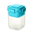 thumbnail image 1 of Overnight Oats Jar with Lids, Overnight Oats Container 450ML Cereal Cup with Spoon ＆ Detachable Ice Box Yoghurt Pots Breakfast Jar for Salads Fruit Cereal MilkOats, 1 of 6