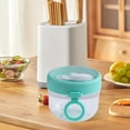 thumbnail image 1 of Overnight Oats Jars Cereal Milk Container Leak Proof Oatmeal Jars Yogurt Containers With Lids Oatmeal To Go Container/ Portable Breakfast Cup Cyan, 1 of 4