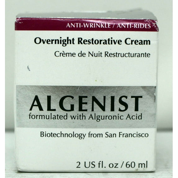 Overnight Restorative Cream by Algenist for Women - 2 oz Moisturizer