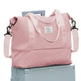 thumbnail image 1 of Overnight bags for women Carry on Bag Holdall Weekend Bag,Travel Duffel Bag Cabin Bag Women,Waterproof Sport Duffel Bag with Wet Bag,Gym Tote Bag Men, Mum Hospital Bag Maternity Pink, 1 of 8