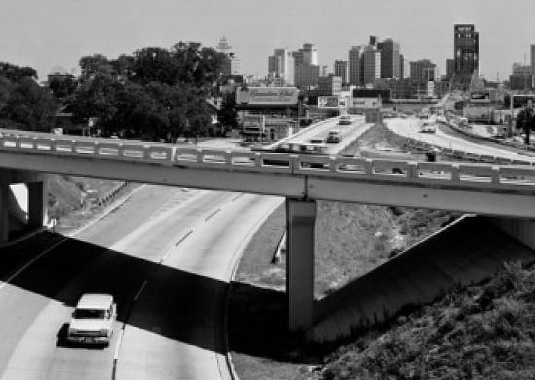 Overpass across a road Jacksonville Florida USA Canvas Art - (24 x 36)