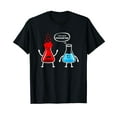 thumbnail image 1 of Overreacting" Funny Chemistry Nerd T-Shirt - Classic Fit, Round Neck, Short Sleeve, Black, 1 of 5