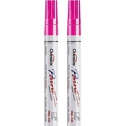 Overseas Paint Marker Permanent Markers - Oil Based, Mediuml Point, Pink, 2 Count