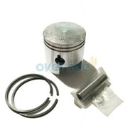 Oversee 350-00001 STD Piston 60MM For Tohatsu Outboard Motor 2T M18E 18HP with Piston Ring STD 350-00011-0;350-00001-0