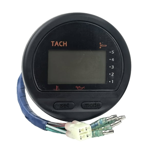 Oversee Digital Multi-Function Tachometer Gauge for Yamaha 225HP 250HP Outboard Engine, 1 Pack