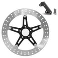 thumbnail image 1 of Oversize 14" Front Brake Rotor Disc + Bracket for Harley Softail 15-17 / Dyna Street Bob 06-17, 1 of 5