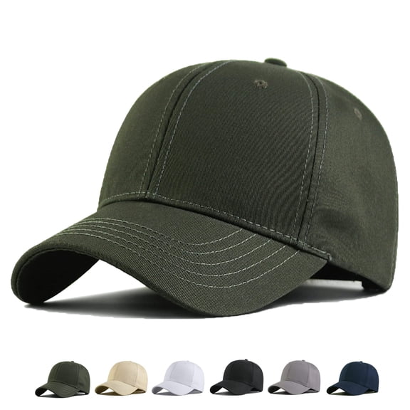 Oversize Baseball Cap Big Head Hats for Men Large Head Hats Dad Hat Adjustable 23.6"-26.8", XX-Large-3X-Large