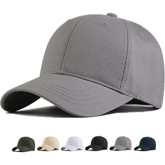 Oversize Baseball Cap XXL Big Head Hats for Men Large Head Hats Dad Hat Adjustable 23.6"-26.8"