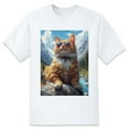 thumbnail image 1 of Oversize Blouse For WomenCat Loose Fit Summer Casual Tees -XL, 1 of 5