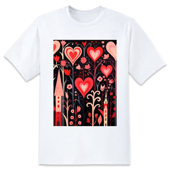 Oversize Blouse For WomenLove Loose Fit Summer Casual Tees 5-XL