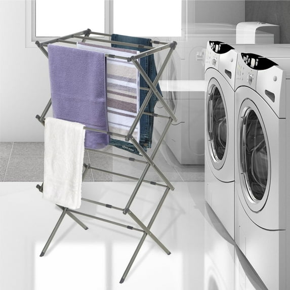 Oversize Collapsible Clothes Drying Rack