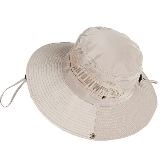 Oversize Fishing Sun Hat,Breathable Quick Dry Boonie Hats with Strap