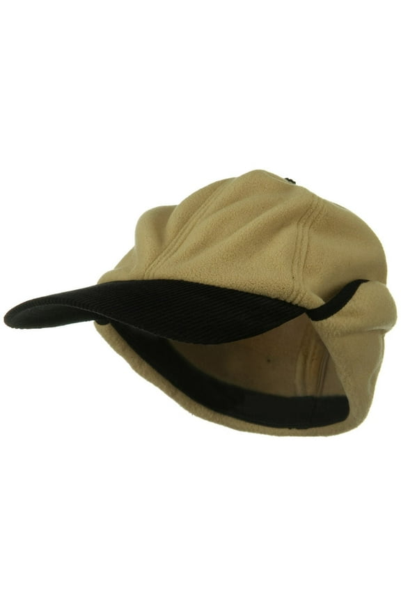 Oversize Fleece Warmer Flap Cap - Camel XL-3XL