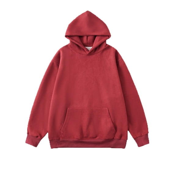 Oversize Hoodie for Men Plus Size Couples Sweat Fleece Basic Solid Hooded Sweatshirt Ultra Soft Pullover with Pocket