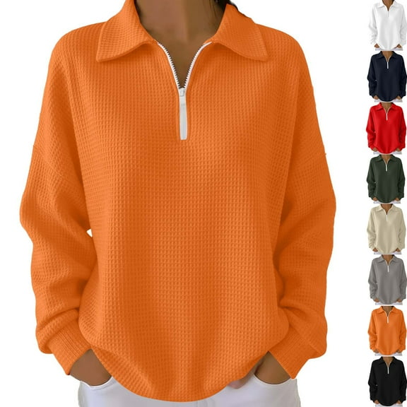 Oversize Hoodie for Womens Zip Up Fashion Casual Loose Long-sleeved Color Hooded Sweater With Pockets