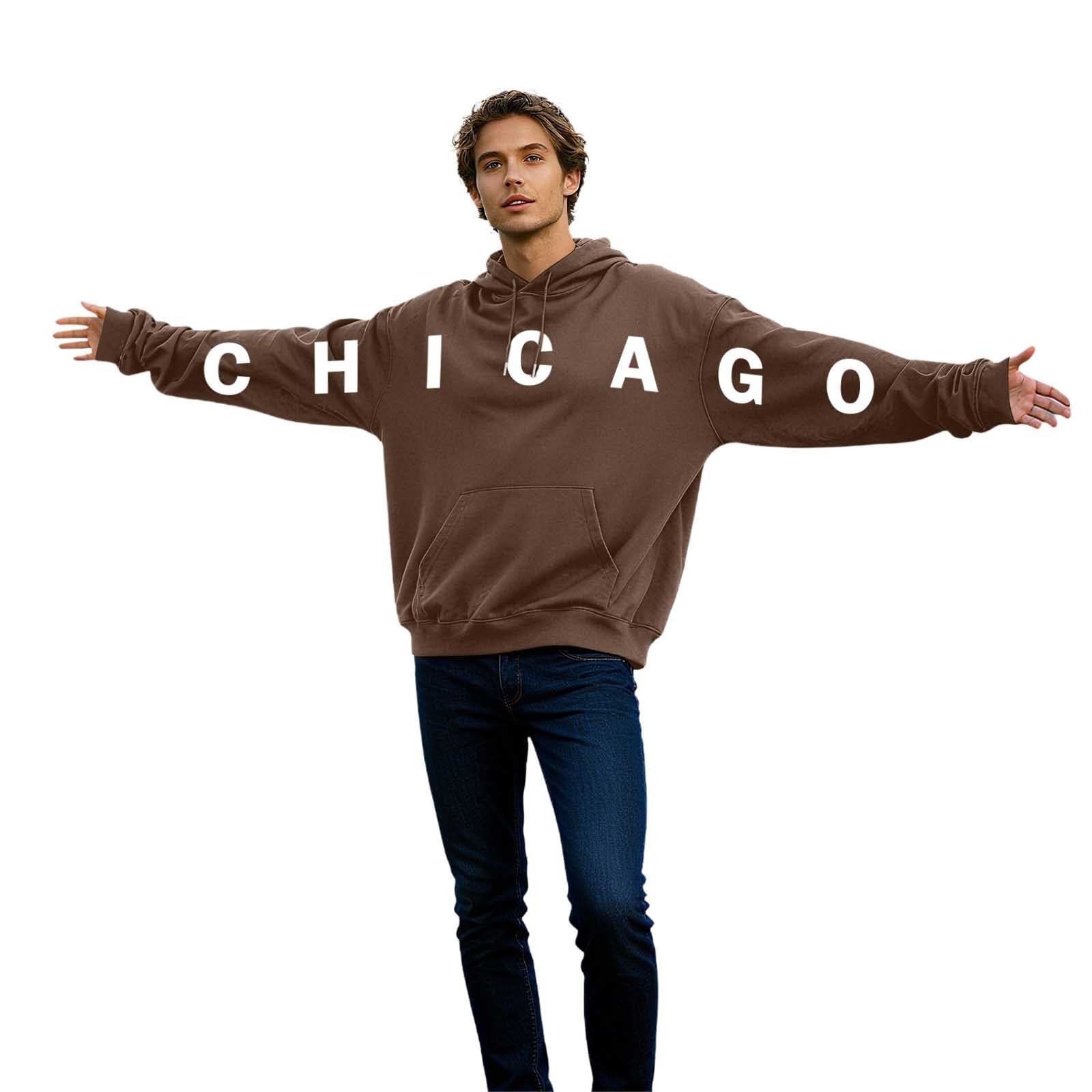 Oversize Hoodies for Women Trendy Unisex Adult Hug Themed Letter Print ...