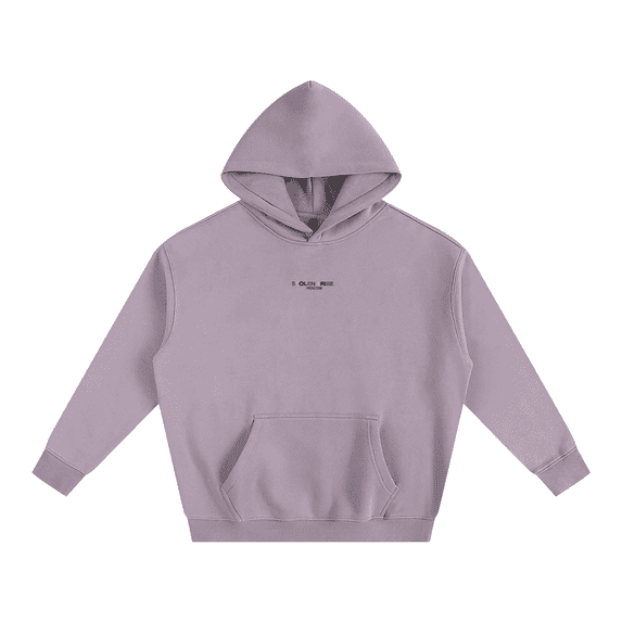 Oversize Ivory Fleece Hoodie