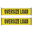 thumbnail image 1 of Oversize Load Banner with Heavy Duty Metal - 2 Pack - Stretch Cord Mesh - 18 Inch x 84 Inch, 1 of 7