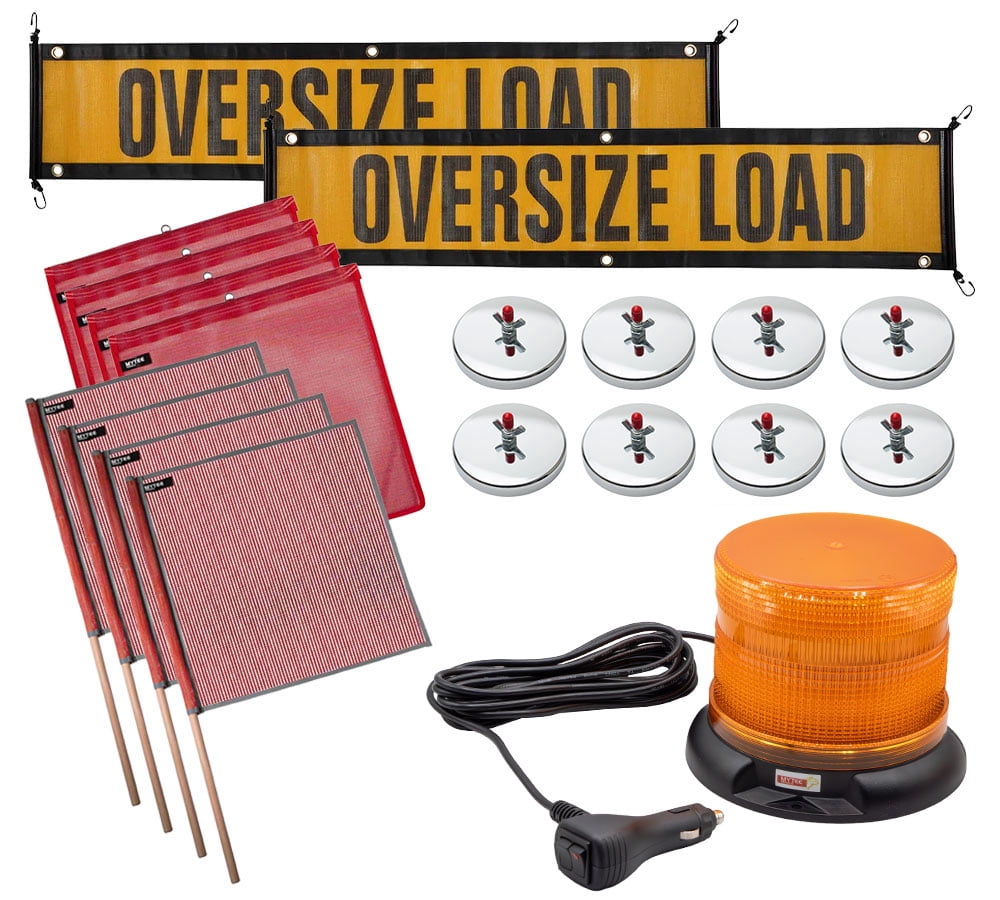 Oversize Load Sign Safety Kit – 8 Red 18