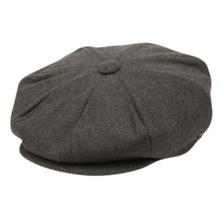 Oversize Melton Wool 8 Panel Classic Applejack Big Apple Newsboy