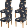 thumbnail image 1 of Oversize Morden Chair Covers for Dining Room Set of 4,Large Stretch Spandex Parsons Chair Slipcovers ,Removable Washable Kitchen Chair Seat Cover Protector for Home Party Ceremony Dinner（Morden,4PCS）, 1 of 6