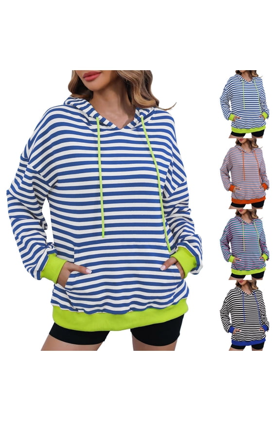 Oversize Pullover Hoodies for Women Trendy Fashion Casual Print Round Neck Loose Long Sleeve Textured Hoodies Sweatshirt