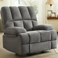 Oversize Rocker Recliner Chair for Adults, Extra Wide Rocking Recliner