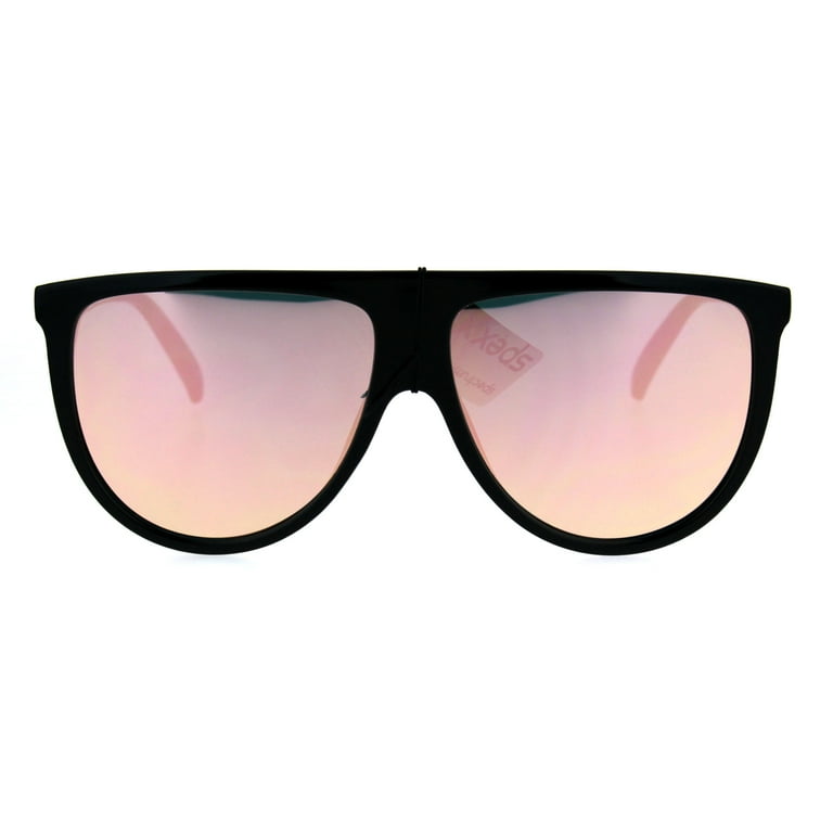 Flat top reflective sunglasses sales