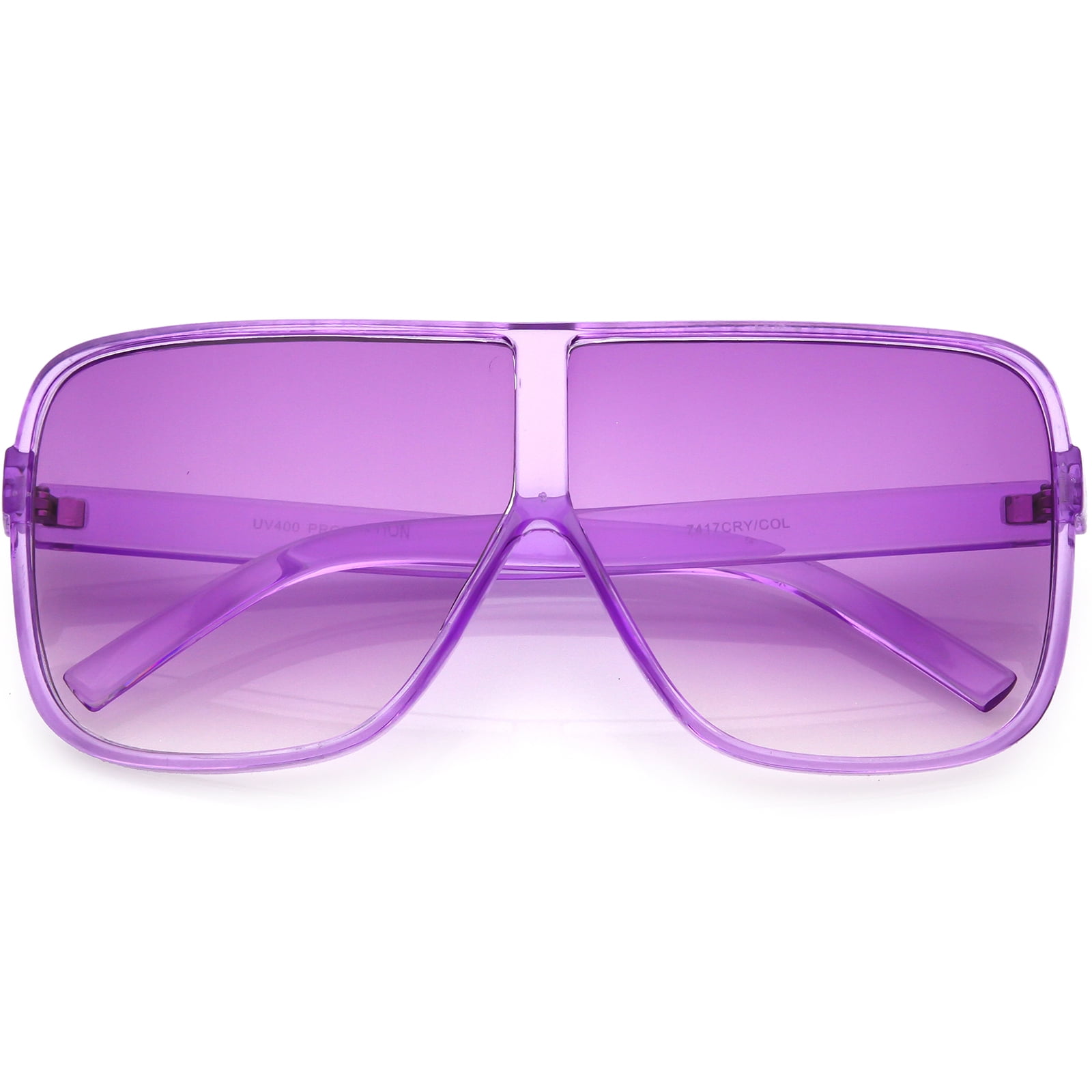 26 Pairs Square Oversized Sunglasses Flat Top Shades Vitalize - Oversize Retro Square Flat Top Tinted Fashion  main image 3
