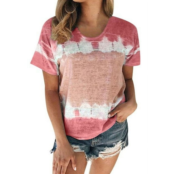 Oversize Women Kaftan Loose Blouse Shirts Summer Short Sleeve Thin Baggy O-Neck Pullover Tops Blouse Basic Tee For Women