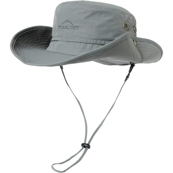 Oversize XL XXL Large Wide Brim Waterproof UPF 50+ Bucket Sun Summer Travel Fishing Hiking Fisherman Hat Detachable Chin