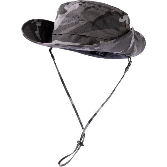 Oversize XL XXL Large Wide Brim Waterproof UPF 50 Bucket Sun Summer Travel Fishing Hiking Fisherman Hat Detachable Chin