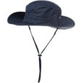 thumbnail image 1 of Oversize XL XXL Large Wide Brim Waterproof UPF 50+ Bucket Sun Summer Travel Fishing Hiking Fisherman Hat Detachable Chin, 1 of 5