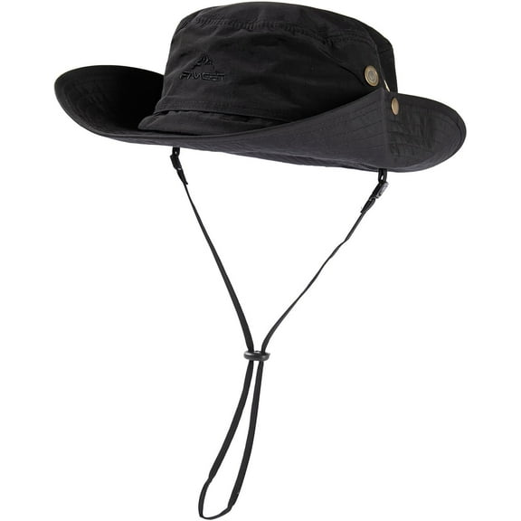 Oversize XL XXL Large Wide Brim Waterproof UPF 50 Bucket Sun Summer Travel Fishing Hiking Fisherman Hat Detachable Chin