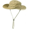 thumbnail image 1 of Oversize XL XXL Large Wide Brim Waterproof UPF 50+ Bucket Sun Summer Travel Fishing Hiking Fisherman Hat Detachable Chin, 1 of 5