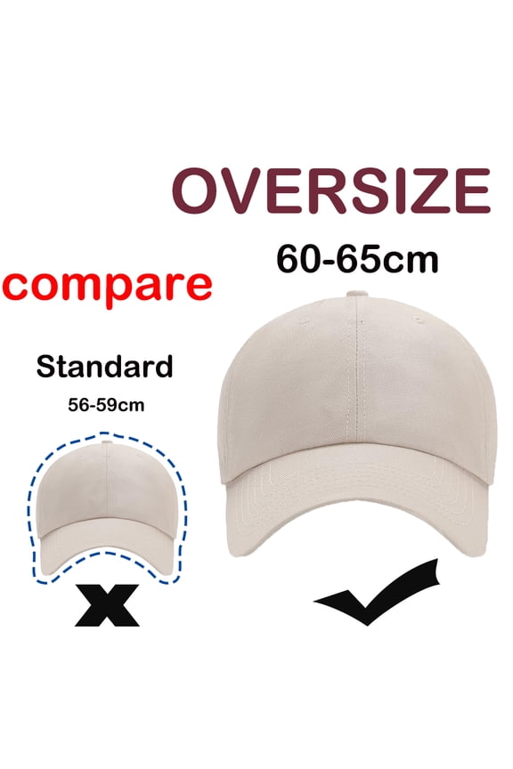Oversize XXL Baseball Hats for Men and Women, Large Hats for Big Head Washed Green