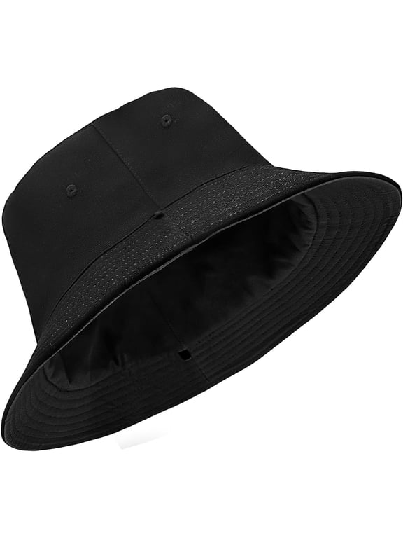 Oversize XXL Bucket Hat, Extra Large Unisex Reversible Cotton Bucket Hats, Double Side Wear Fishing Hat Summer Sun Hat