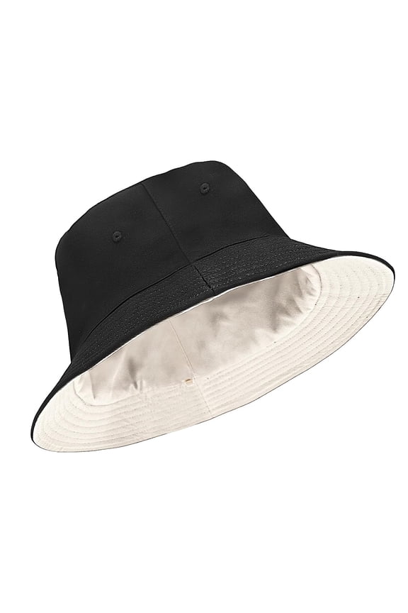 Oversize XXL Bucket Hat, Extra Large Unisex Reversible Cotton Bucket Hats, Double Side Wear Fishing Hat Summer Sun Hat