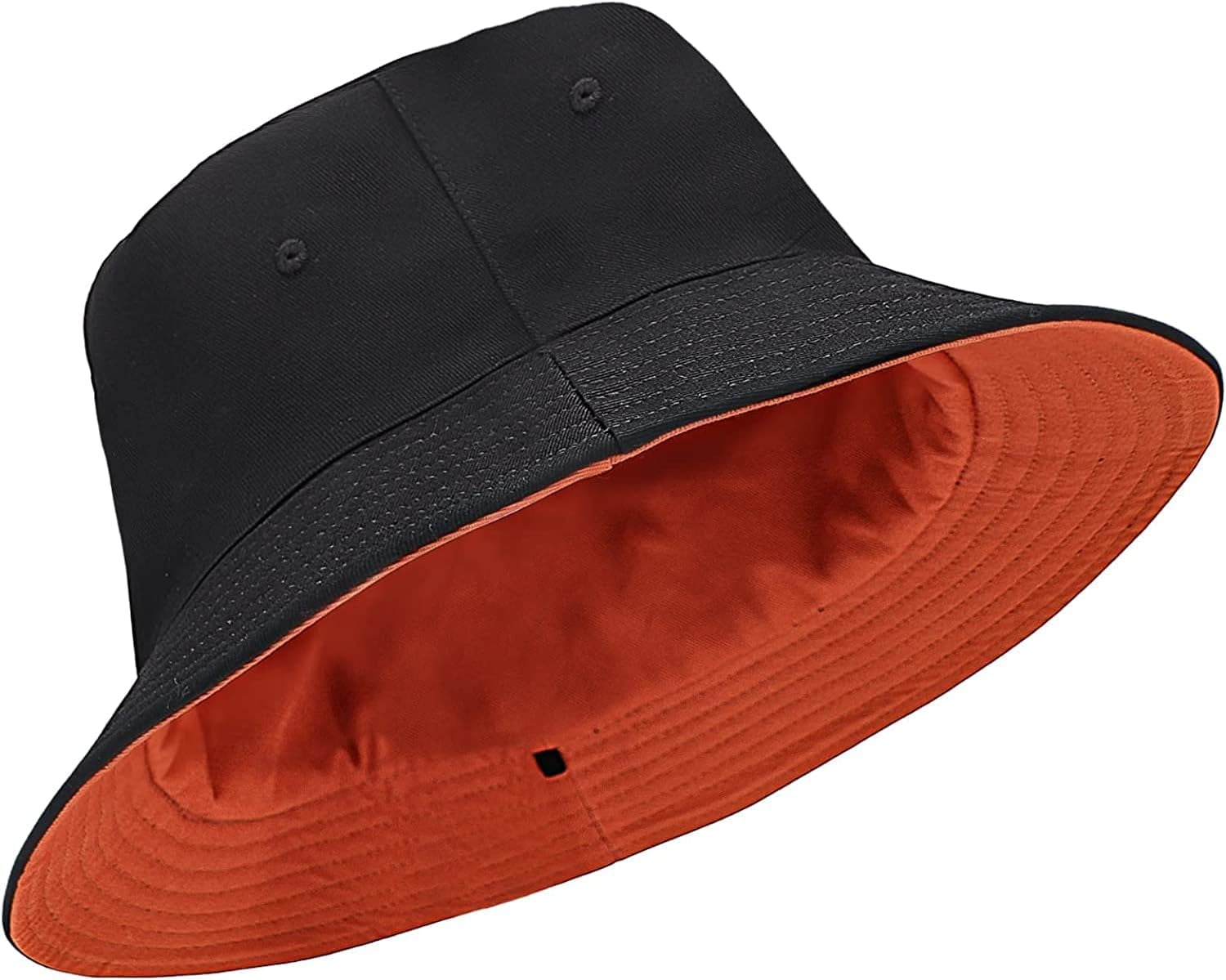 Oversize XXL Bucket Hat, Extra Large Unisex Reversible Cotton Bucket Hats, Double Side Wear