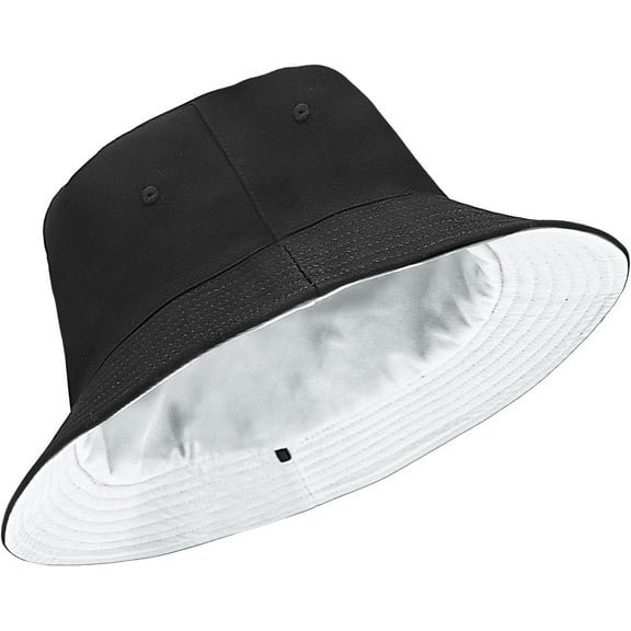 Oversize XXL Bucket Hat, Extra Large Unisex Reversible Cotton Bucket Hats, Double Side Wear Fishing Hat Summer Sun Hat