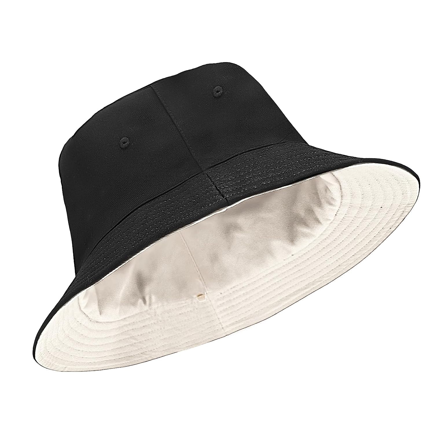 【送料&関税込】Off-White Black Polyester Bucket Hat - Unise Oversize-XXL-Bucket-Hat-Extra-