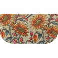 thumbnail image 1 of oversized 20"x39" anti-fatigue embossed floor mat (daisies slice), 1 of 1