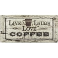 thumbnail image 1 of Oversized 20"x39" Anti-Fatigue Embossed Floor Mat (LIVE LAUGH COFFEE), 1 of 1