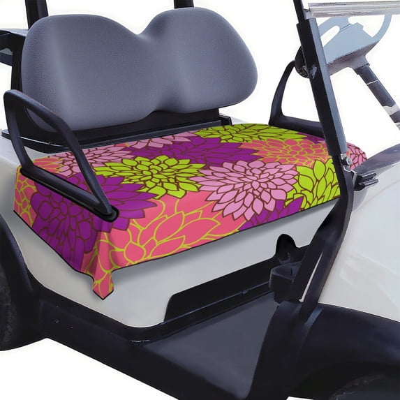 Oversized 51" x 31" Microfiber Golf Cart Seat Cover, Universal Fit for EZGO, Club Car Onward, Yamaha