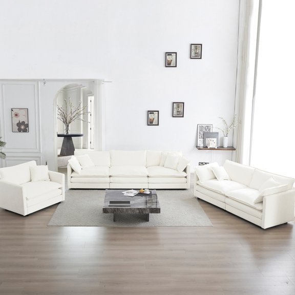 Oversized 6 - Seat Design | Extra Deep Seat for Relaxation | Beautiful and Comfortable Living Space