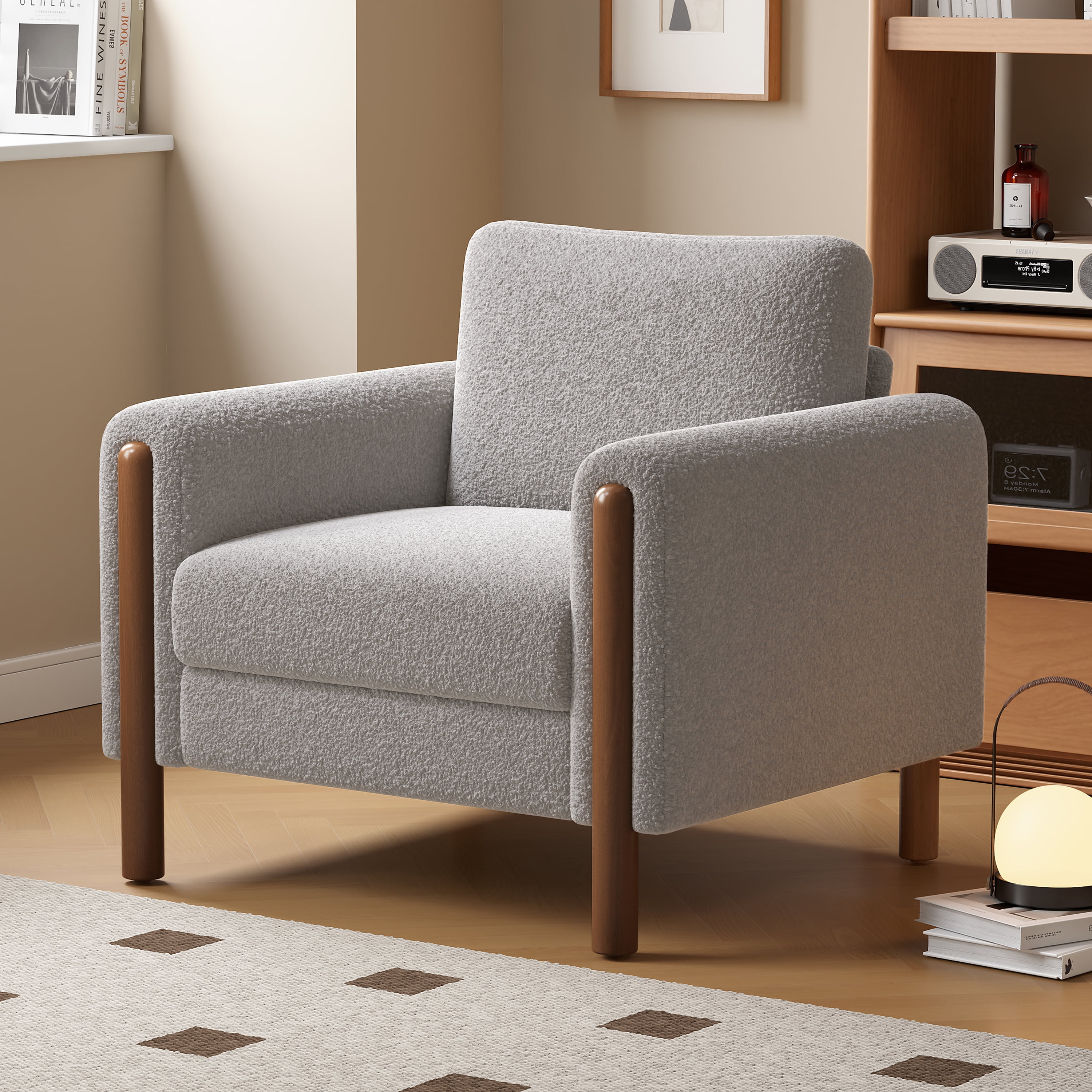 Oversized Accent Chair, Upholstered Living Room Chairs Single Sofa ...