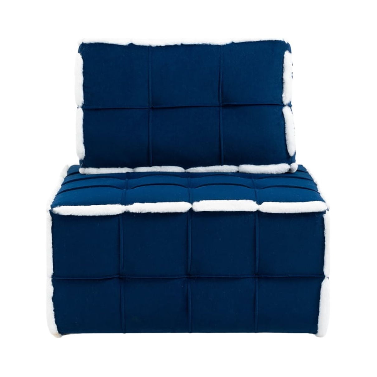 Armless Barrel Chair- Reef Blue main image 0