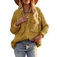thumbnail image 1 of Oversized Baggy Cotton Linen Button Down T-Shirt Blouse Tops For Women Ladies Vintage Winter Thin Linen V-Neck Tunic Tops Basic Tee OL Office Work T-Shirt, 1 of 5