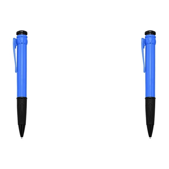 Oversized Ballpoint Pen Ecohintz Oversized Ballpoint Pen (2 Pcs) - Extra Large Writing Tool, Novelty Stationery Item, Smooth Ink, for Home, Campus & Gift Use, Novelty Giant Pen, Blue